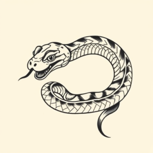 Chicano Snake Tattoo