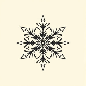 Chicano Snowflake Tattoo
