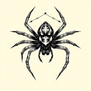 Chicano Spider Tattoo