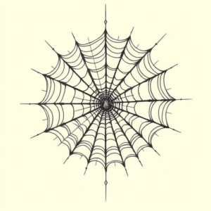 Chicano Spiderweb Tattoo