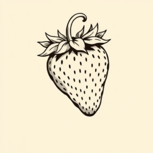 Chicano Strawberry Tattoo