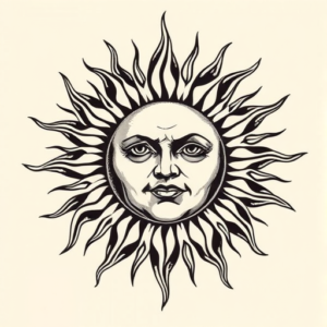 Chicano Sun Tattoo