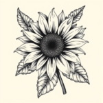 Chicano Sunflower Tattoo