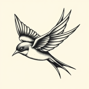 Chicano Swallow Tattoo