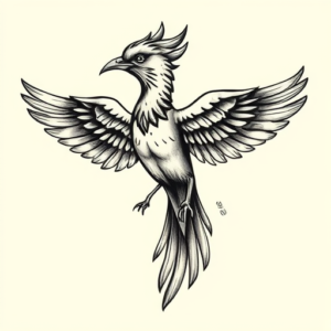 Chicano Thunderbird Tattoo