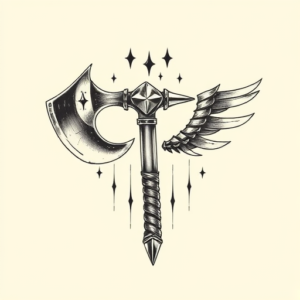 Chicano Tomahawk Tattoo