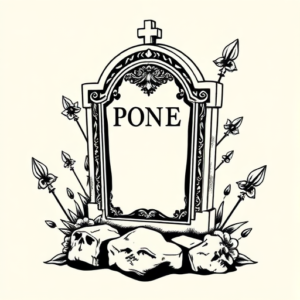 Chicano Tombstone Tattoo