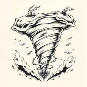 Chicano Tornado Tattoo