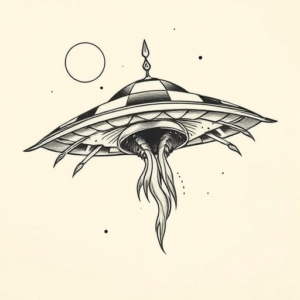 Chicano Ufo Tattoo