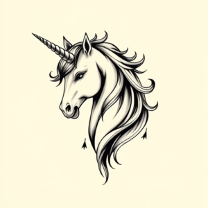 Chicano Unicorn Tattoo