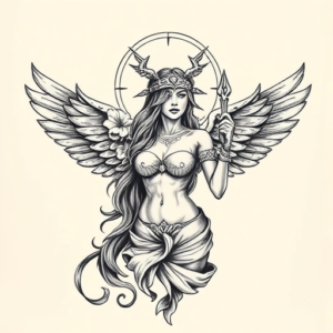 Chicano Valkyrie Tattoo