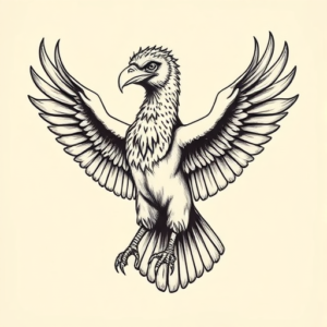 Chicano Vulture Tattoo