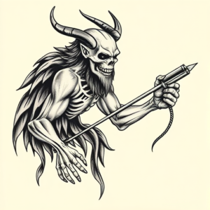 Chicano Wendigo Tattoo