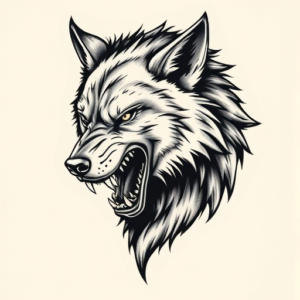 Chicano Werewolf Tattoo