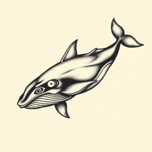 Chicano Whale Tattoo
