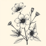 Chicano Wildflower Tattoo