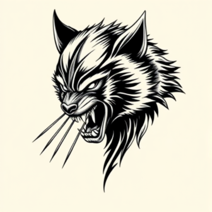 Chicano Wolverine Tattoo
