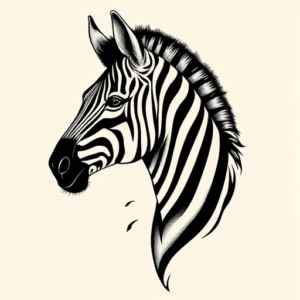 Chicano Zebra Tattoo