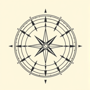 Circle Compass Tattoo