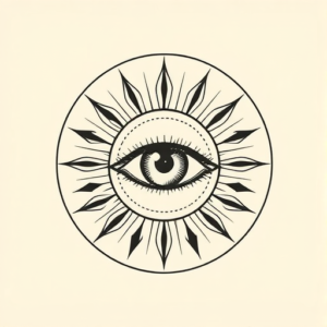 Circle Eye Tattoo