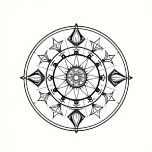 Circle Icarus Tattoo