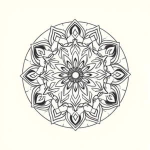 Circle Mandala Tattoo