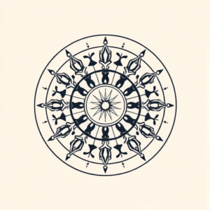 Circle Poseidon Tattoo