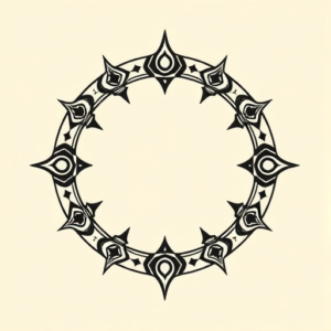 Circle Spartan Tattoo