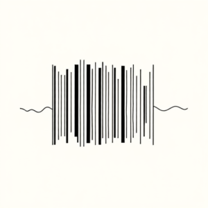 Continuous Line Barcode Tattoo