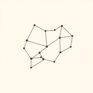 Continuous Line Constellation Tattoo