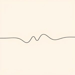 Continuous Line Coordinates Tattoo