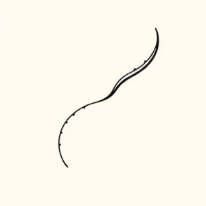 Continuous Line Dna Tattoo