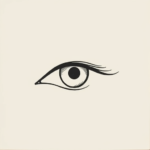 Continuous Line Eye Tattoo