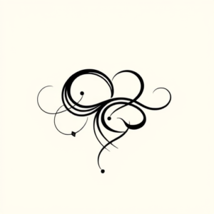 Continuous Line Gambling Tattoo