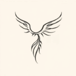 Continuous Line Hades Tattoo