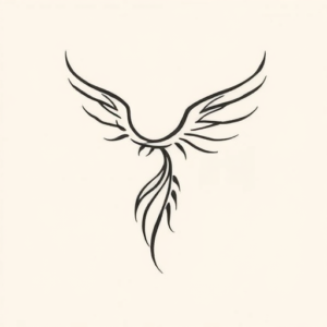 Continuous Line Hades Tattoo