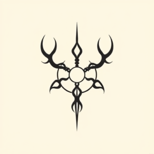 Continuous Line Hecate Tattoo