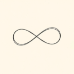Continuous Line Infinity Tattoo