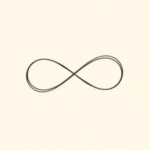 Continuous Line Infinity Tattoo