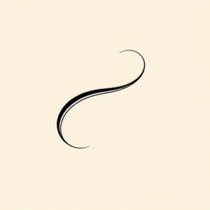 Continuous Line Sampaguita Tattoo