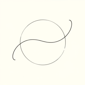 Continuous Line Space Tattoo