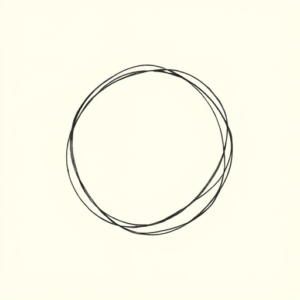 Continuous Line Stamp Tattoo