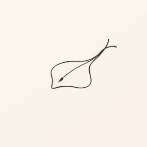 Continuous Line Stingray Tattoo