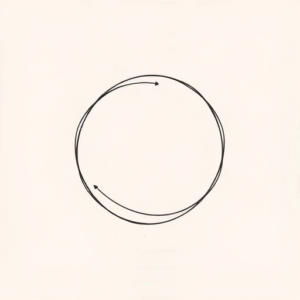 Continuous Line Universe Tattoo