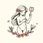 Cute Aphrodite Tattoo