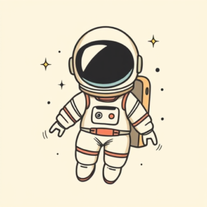 Cute Astronaut Tattoo