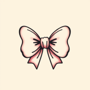 Cute Bow Tattoo