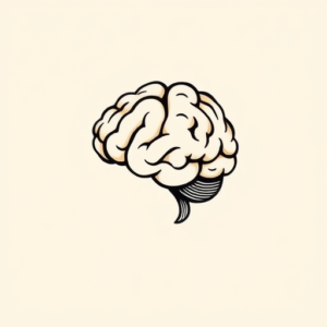 Cute Brain Tattoo