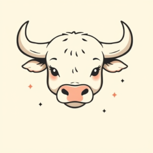 Cute Bull Tattoo