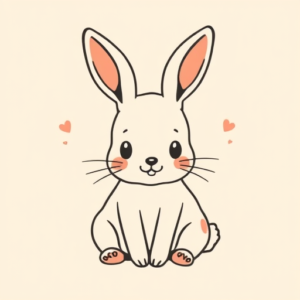 Cute Bunny Tattoo